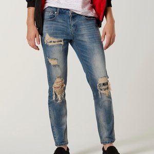 Amplify Young Men's Distressed Skinny Jeans NWT